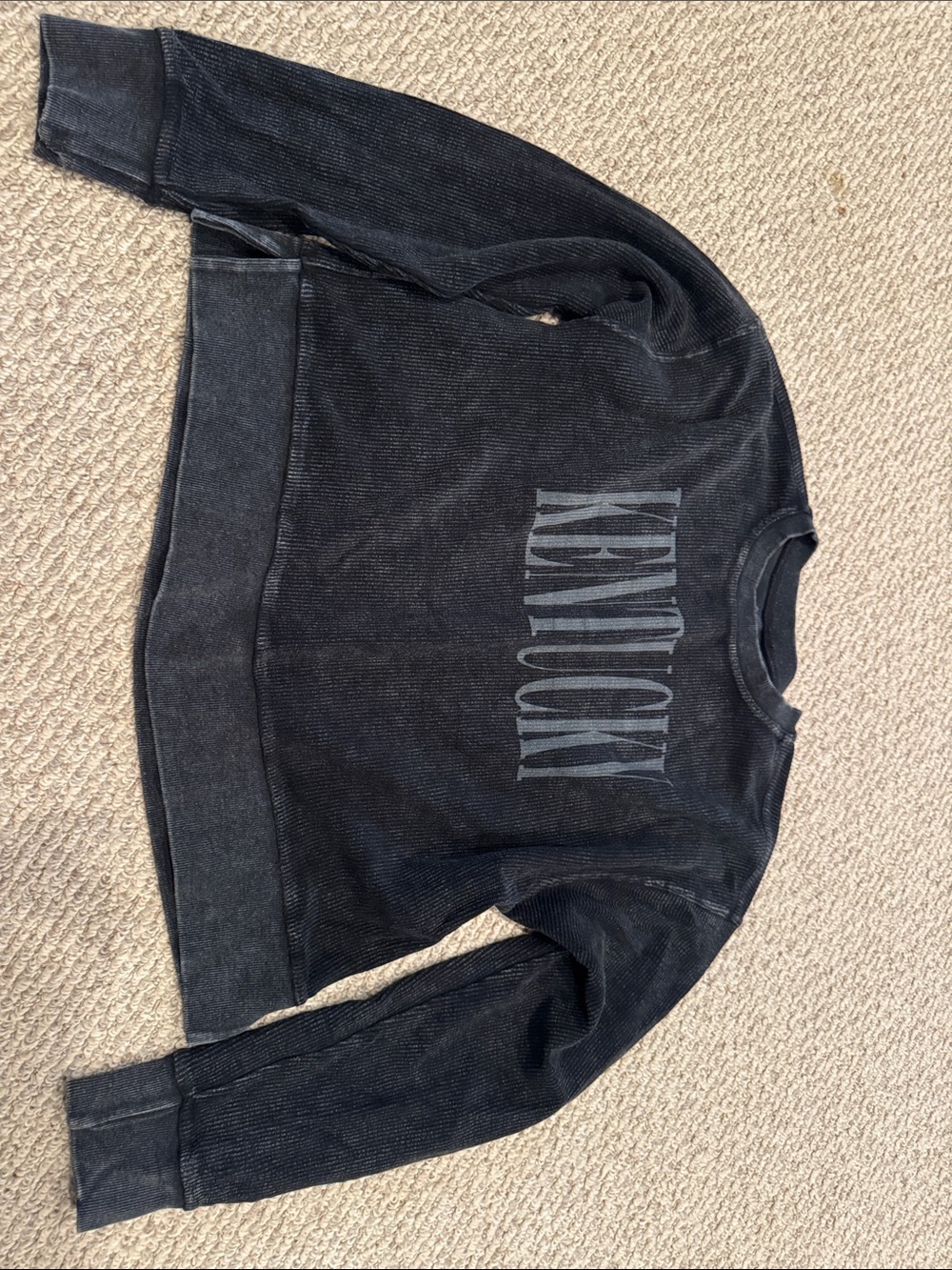 Denim&Co Black Short Sleeve Logo Tee
